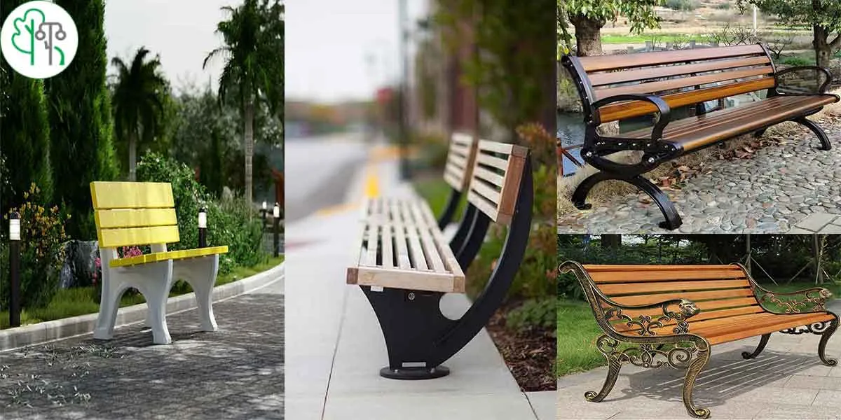 انواع نیمکت‌های پارکی و لیست قیمت ۱۴۰۴