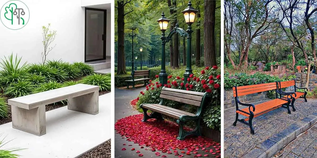 خرید نیمکت پارکی | قیمت نیمکت چوبی و فلزی 1404