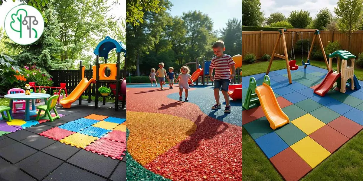 انواع کفپوش گرانولی پارکی ویژه نصب در فضای باز