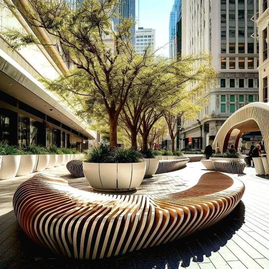 انواع مبلمان شهری و کاربرد های آن