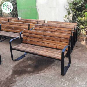 نیمکت چوبی وفلزی کد 1005